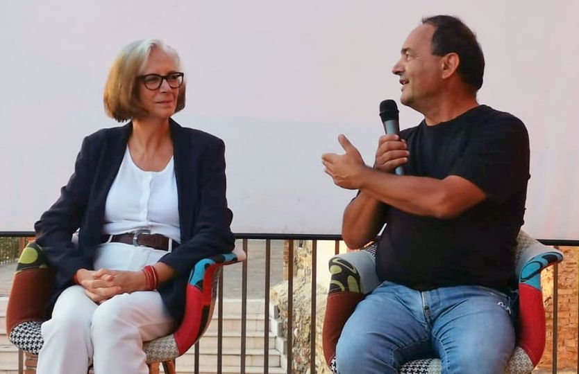 A Gioia Tauro con Mimmo Lucano